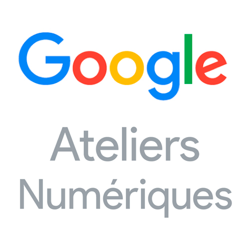 Logo de l'atelier numérique de Google, qui t'apprend tout sur le marketing digital et le référencement