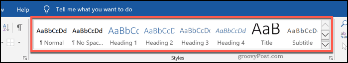 Mise en forme des titres sur Word