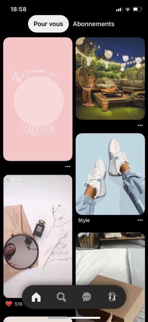 Comment utiliser Pinterest. Capture d'écran.