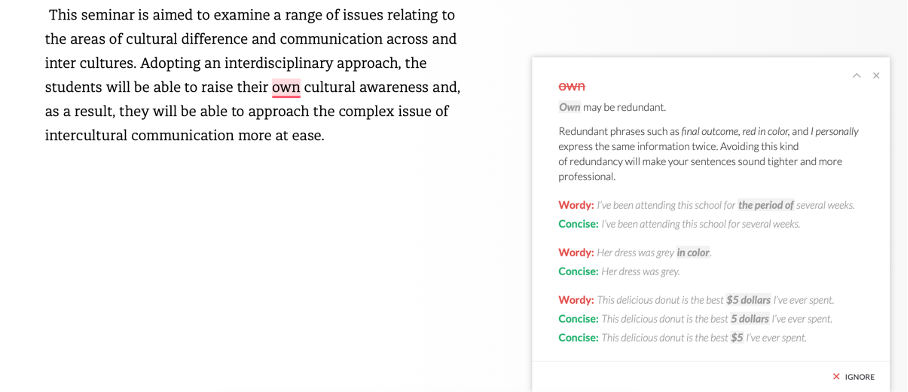 Grammarly ne fait pas qu'un correcteur, il t'explique aussi le pourquoi du comment.