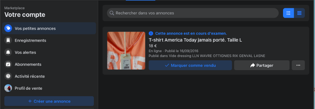 "Vos petites annonces"