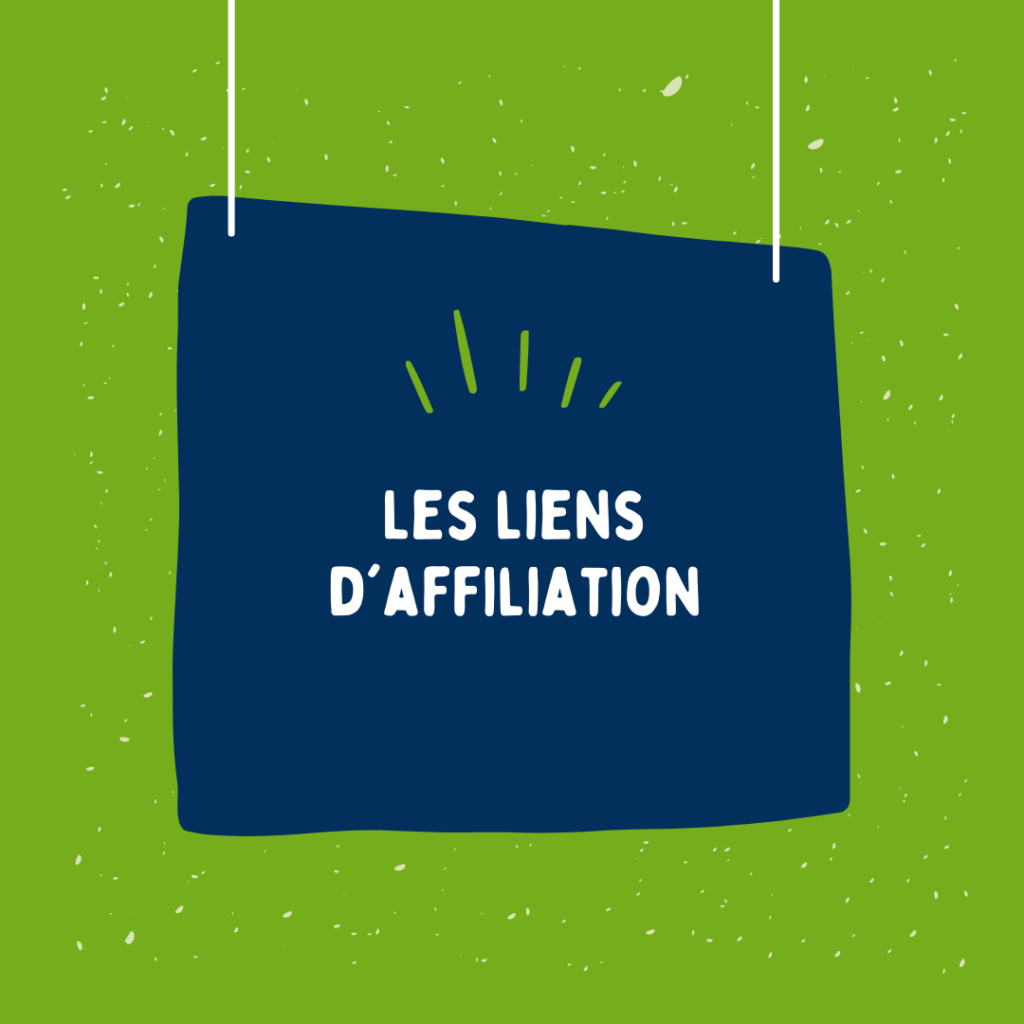 Visuels des liens d'affiliation