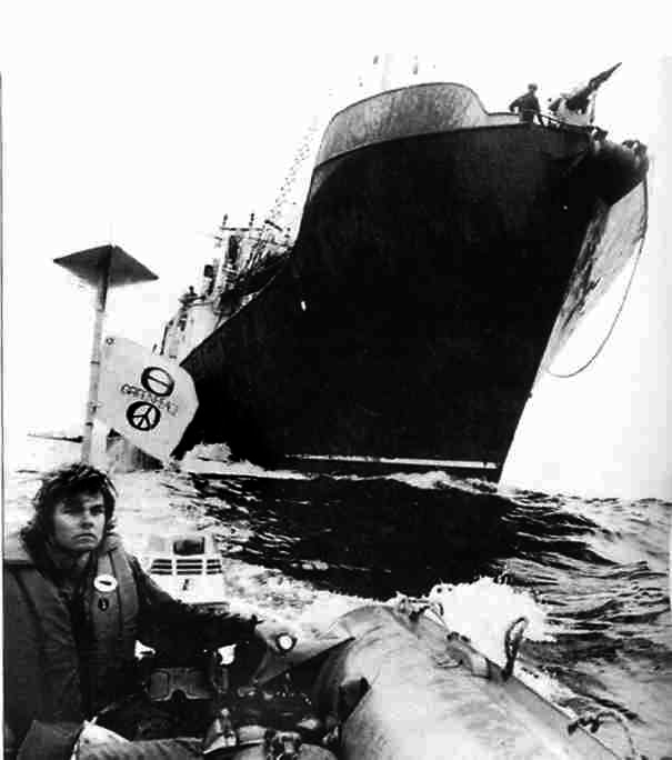 Activistes Greenpeace en 1970