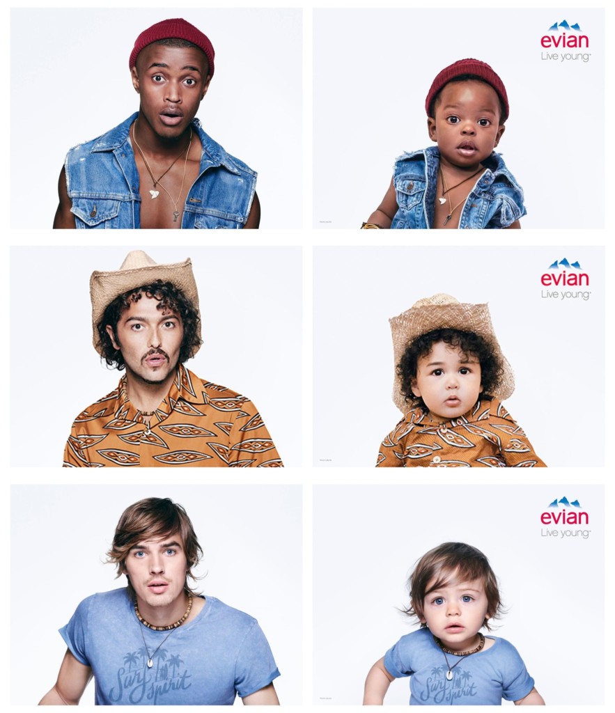 Evian et ses campagnes sur les bébés