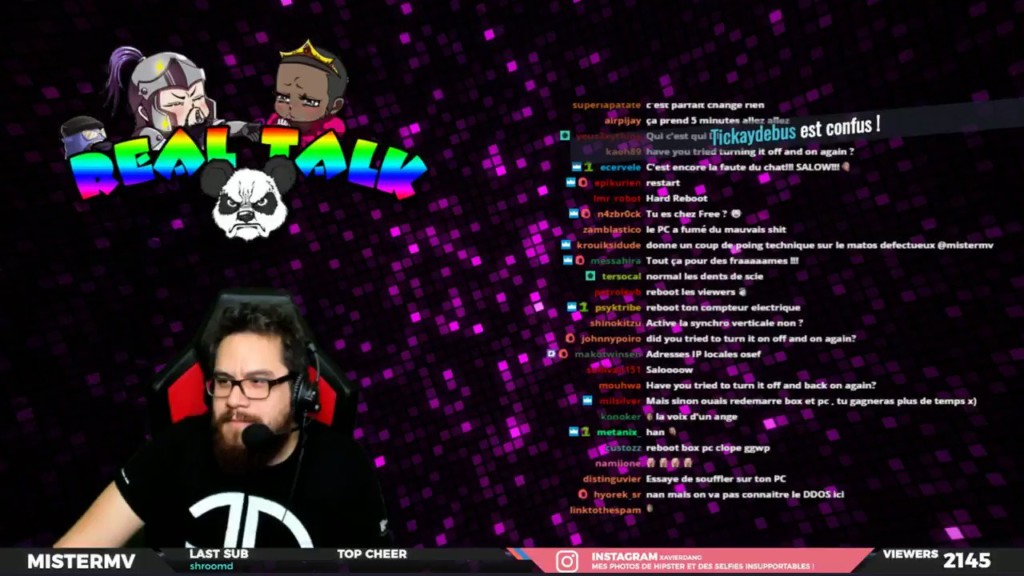 Le streamer MisterMV